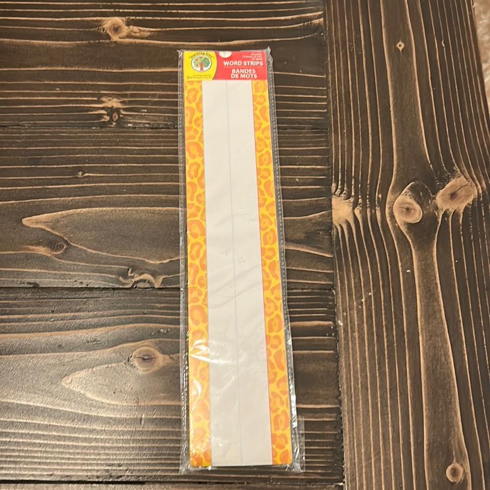 Word strips.